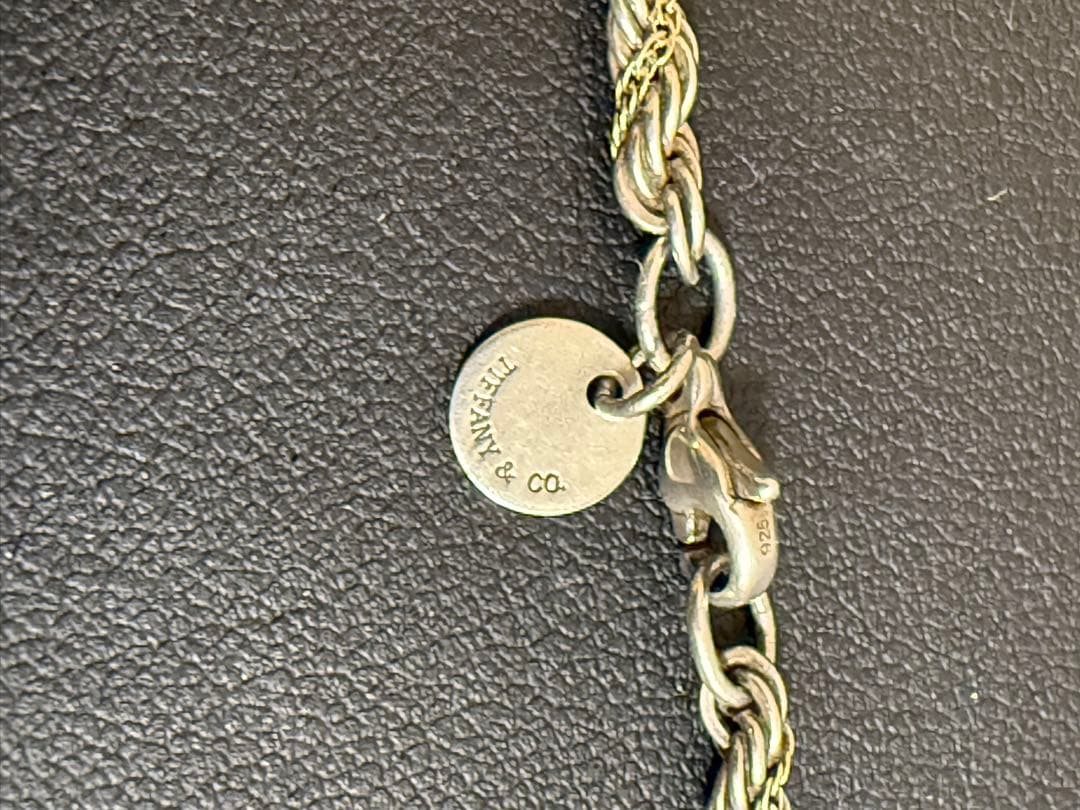 TIFFANY&CO. 925/750コンビ チェーンブレスレット