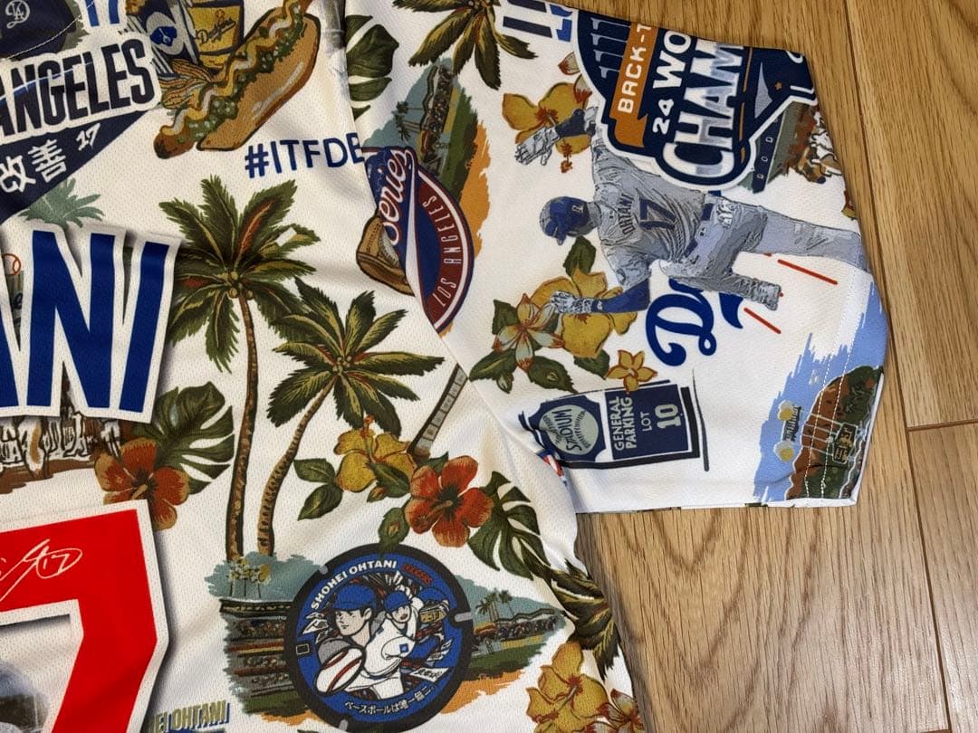 ⭐️期間限定価格⭐️【2025最新・非売品】大谷翔平 サインアロハユニフォーム