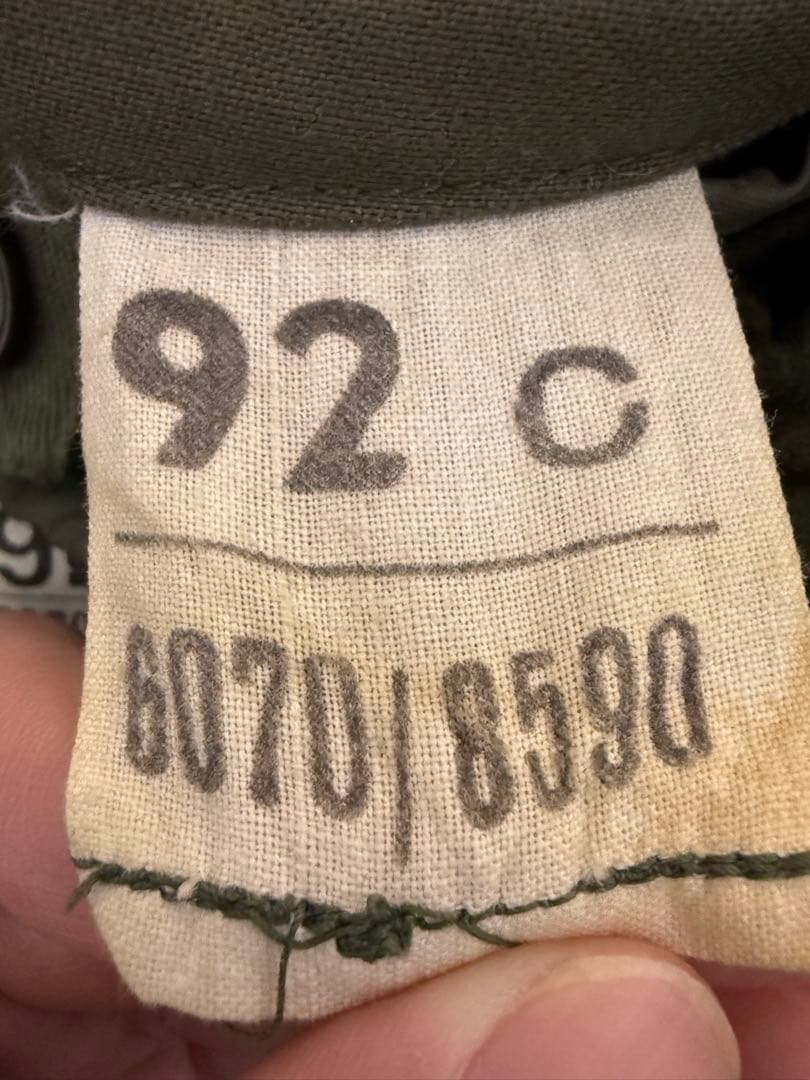 フランス軍 実物 70s ミリタリーモッズコート　ライナー付き M-65系