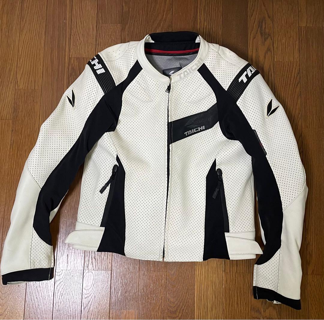 RS TAICHI RSJ826 タイチ ベンテッドレザージャケット白 日本XL - メルカリ