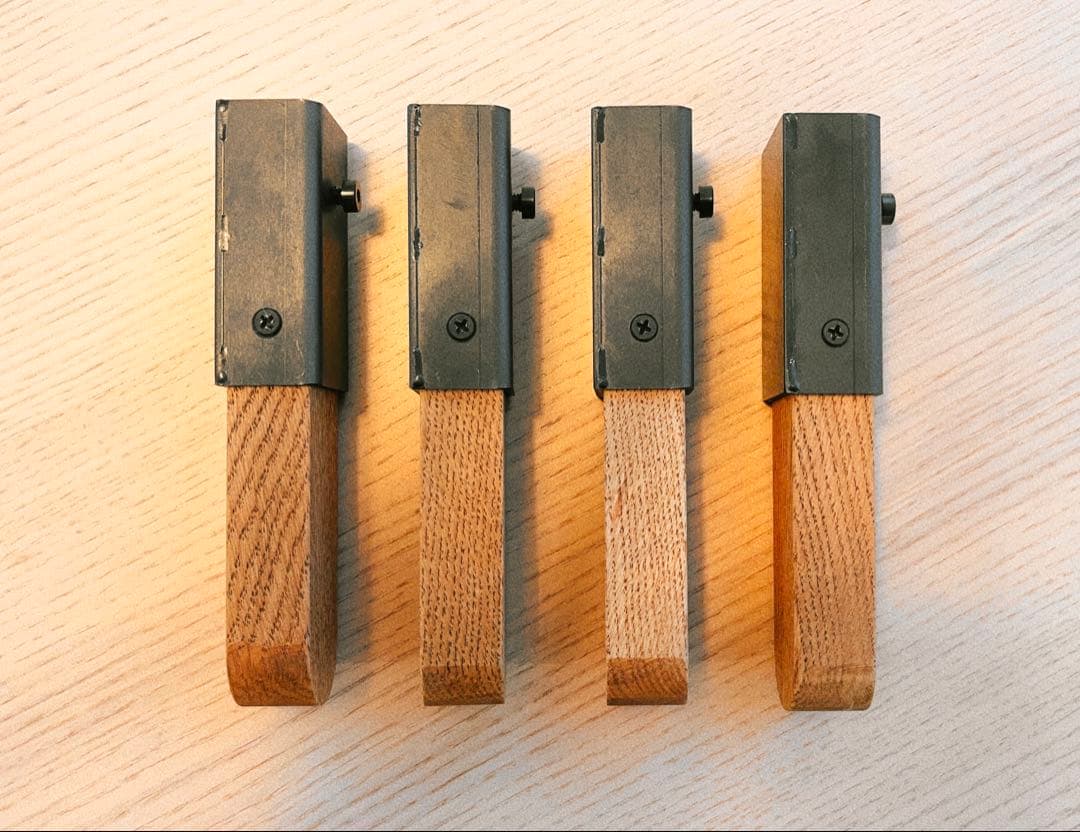 残り2点 ブラックデザイン ハレテーブル 日和 延長脚 改良品