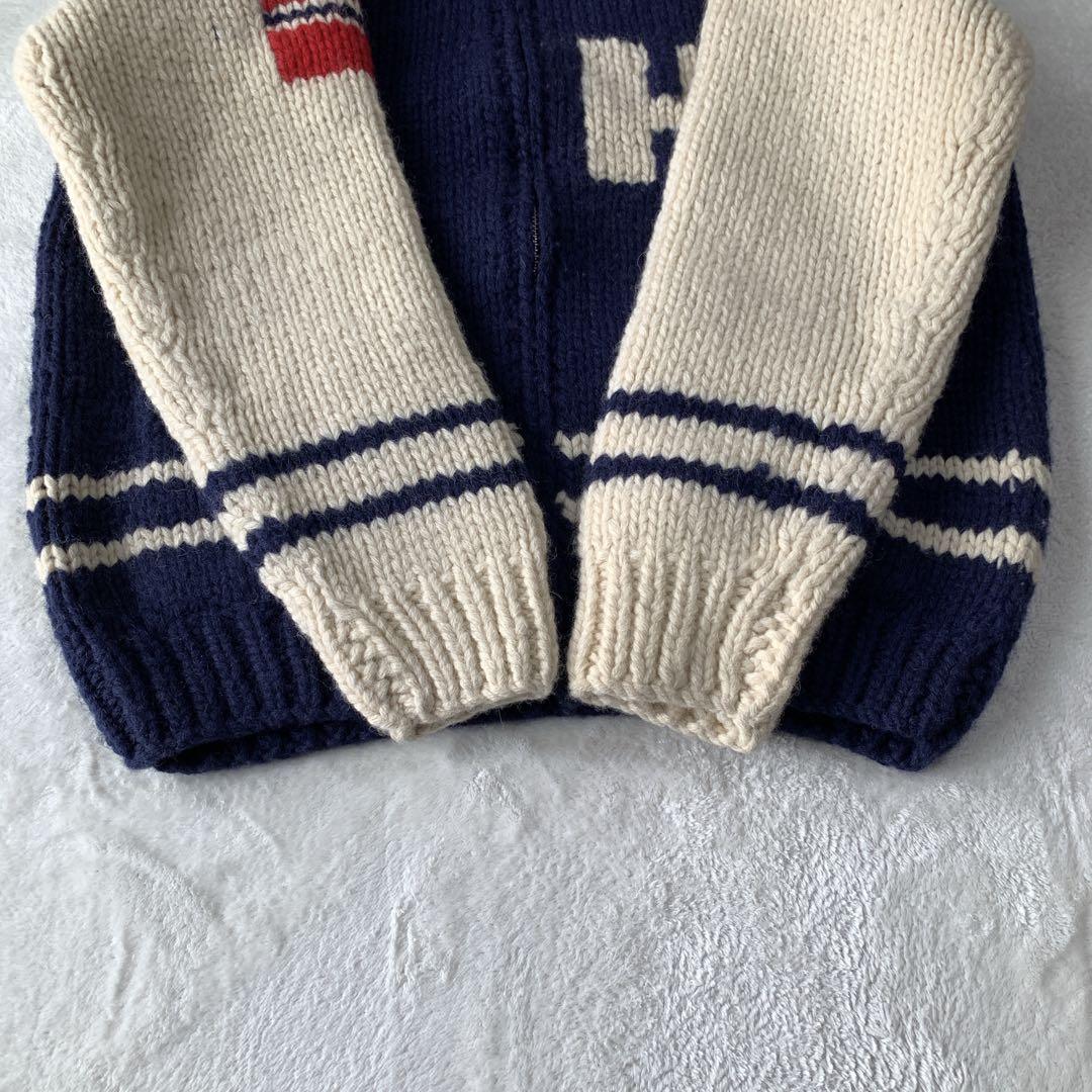 希少 HELLY HANSEN ヘリーハンセン カウチン ニット カーディガン