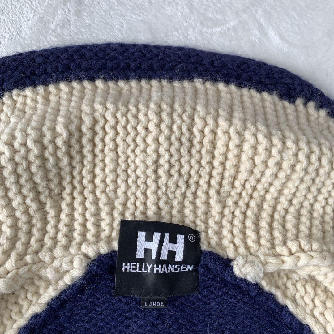 希少 HELLY HANSEN ヘリーハンセン カウチン ニット カーディガン