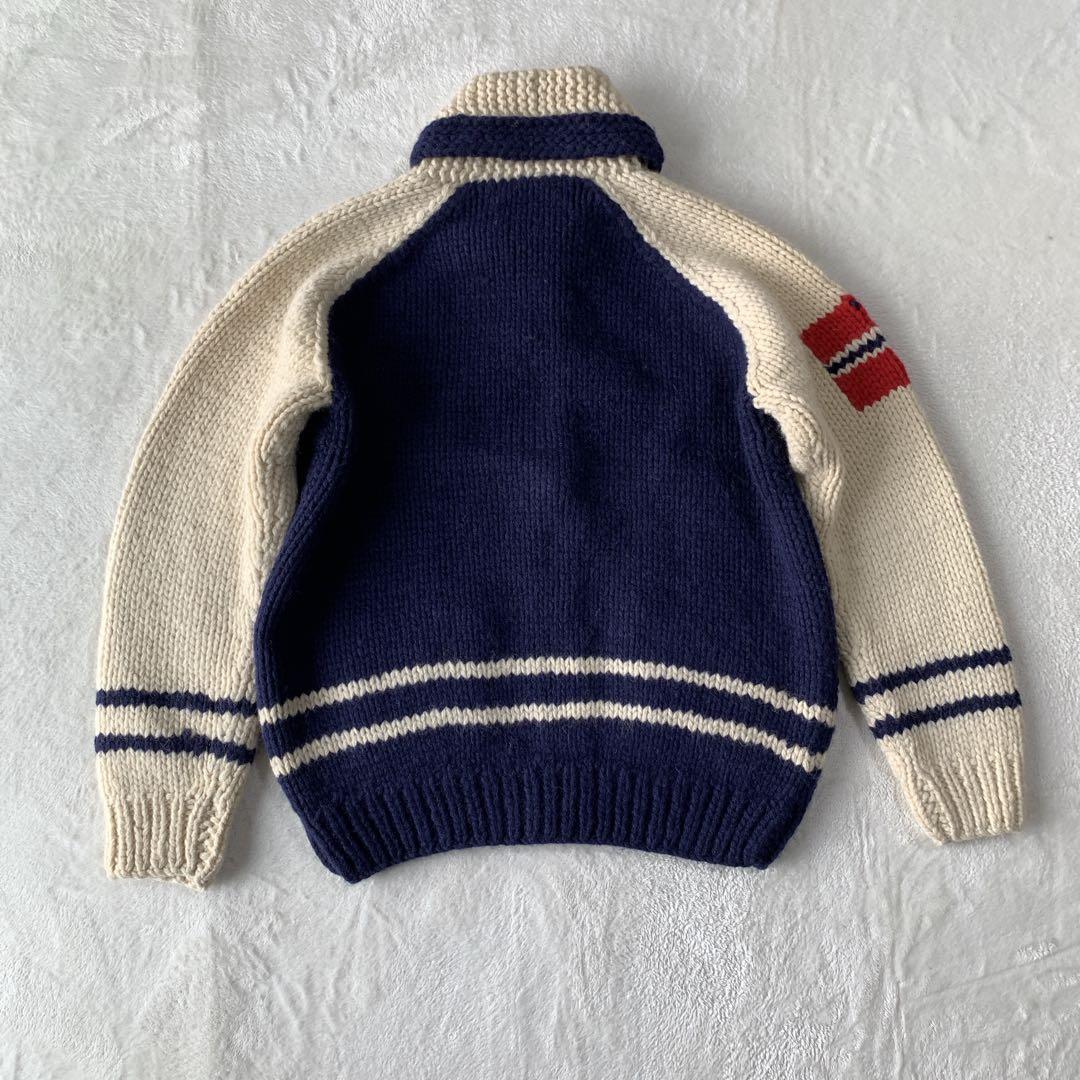 希少 HELLY HANSEN ヘリーハンセン カウチン ニット カーディガン