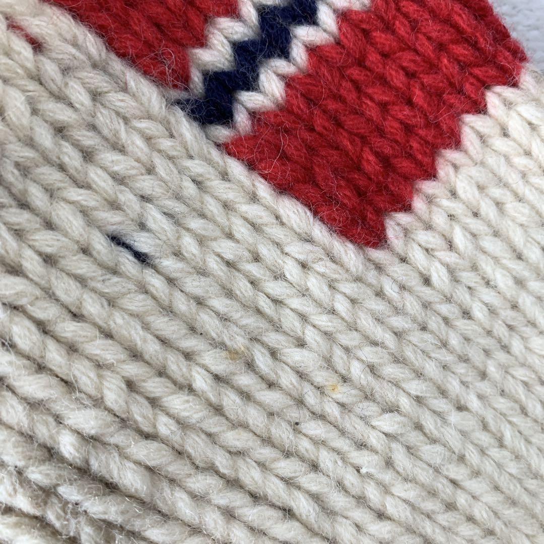 希少 HELLY HANSEN ヘリーハンセン カウチン ニット カーディガン