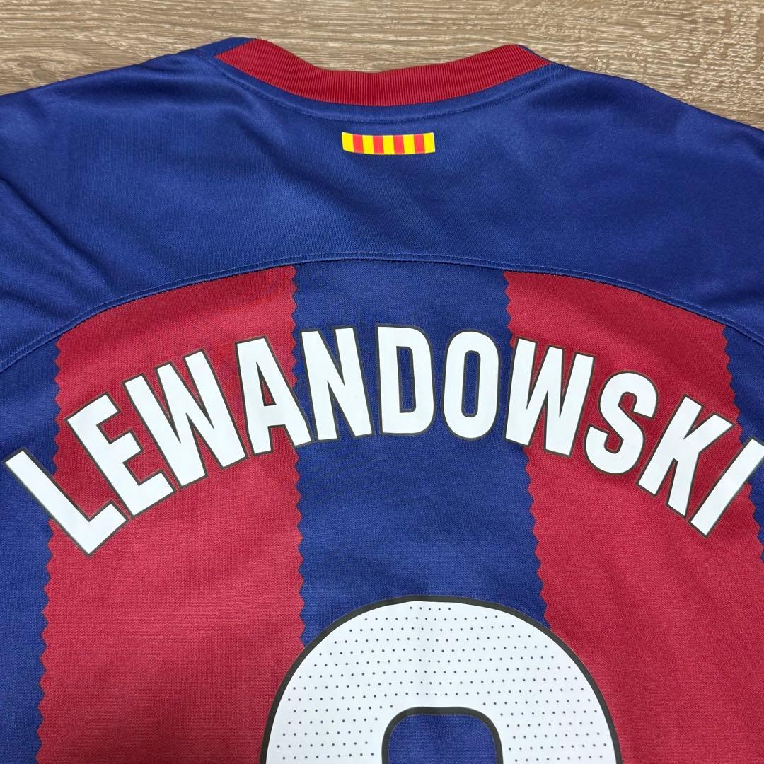 正規品 FC バルセロナ 23/24 ユニフォーム LEWANDOWSKI 9番
