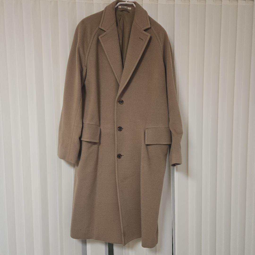 AURALEE ベージュ チェスターコート