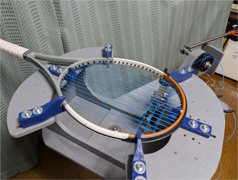 ストリングマシン(ガット張り機)TG-5a - メルカリ