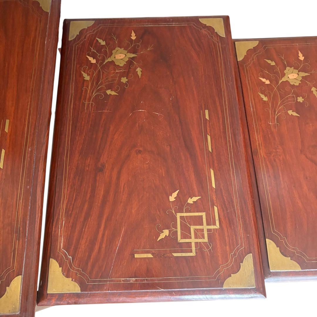 ネストテーブル 4連 4つ組 サイドテーブル ナイトテーブル ヴィンテージ家具