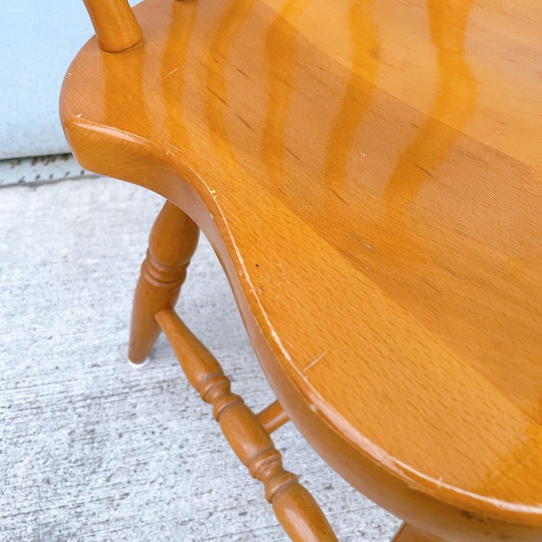 【美品送料込】飛騨産業 ヒダサンギョウ キツツキマーク ウィンザー チェア