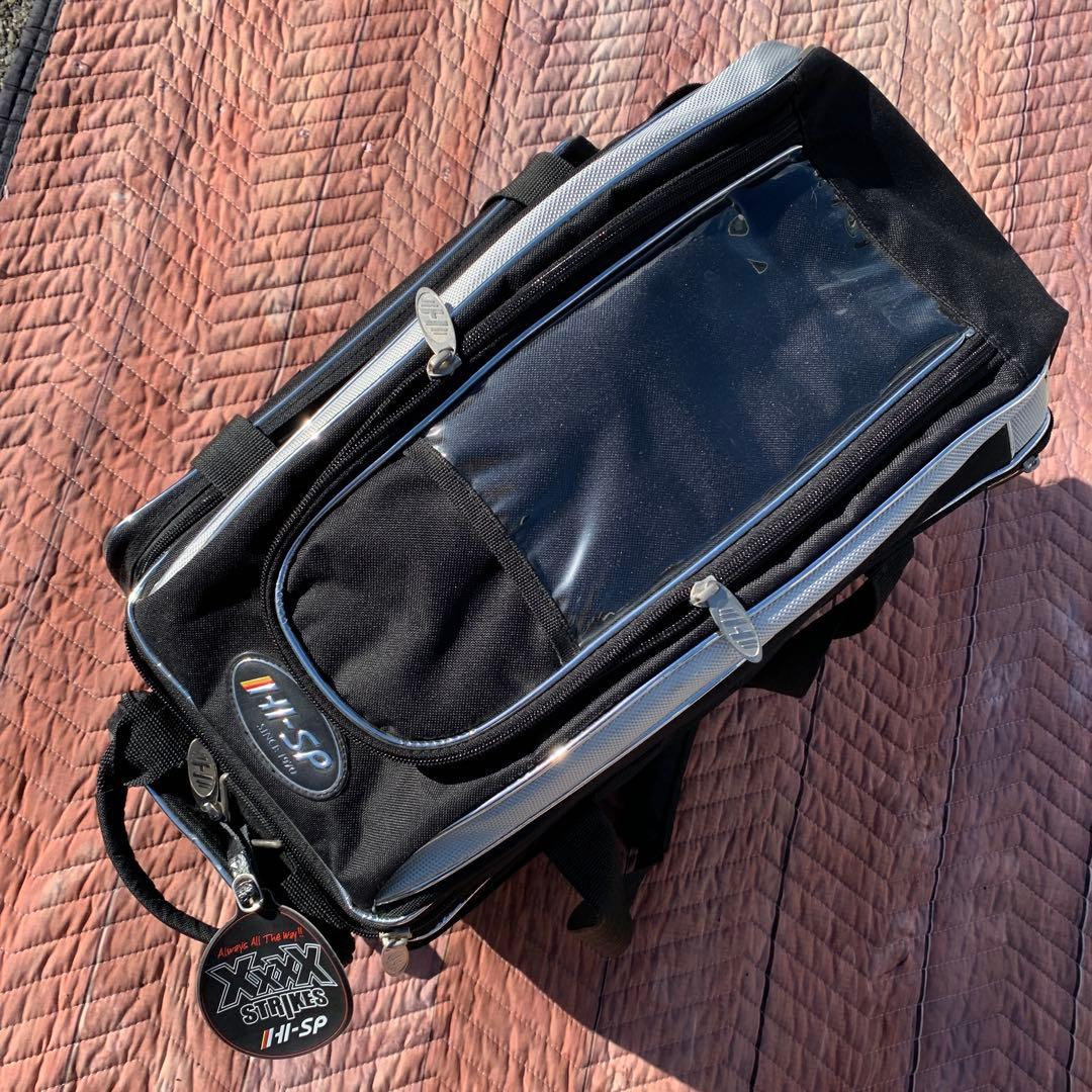 HI-SP XXXX STRIKES 2ボール用 ボウリングバッグ キャスター