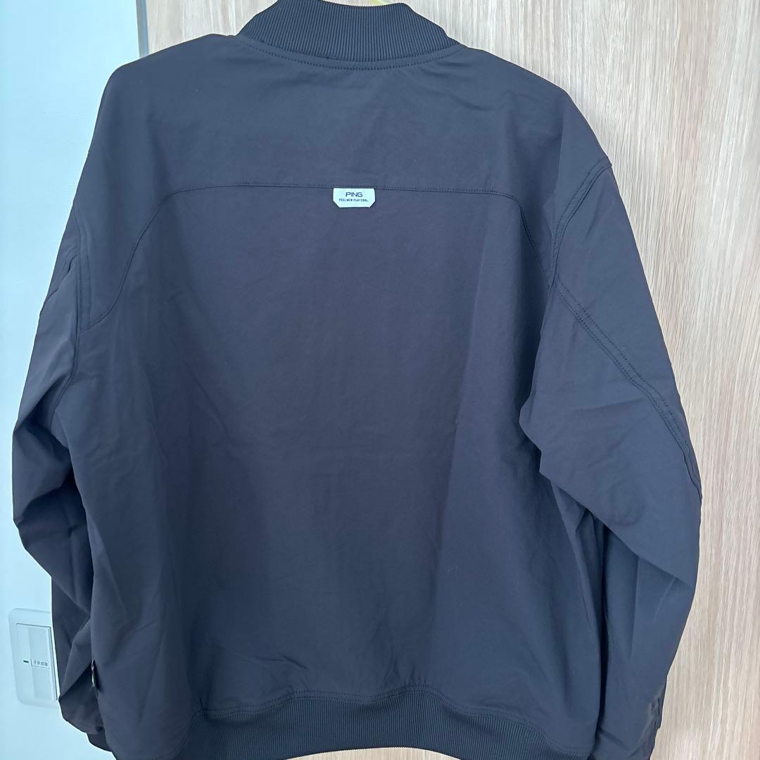 PING フルジップジャケット M ブラック ゴルフウェア