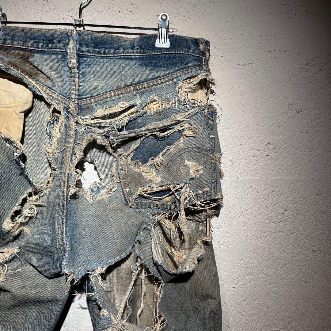 【Levi's 】60s-70's BIGE 501 ボロ W34 L31 相当