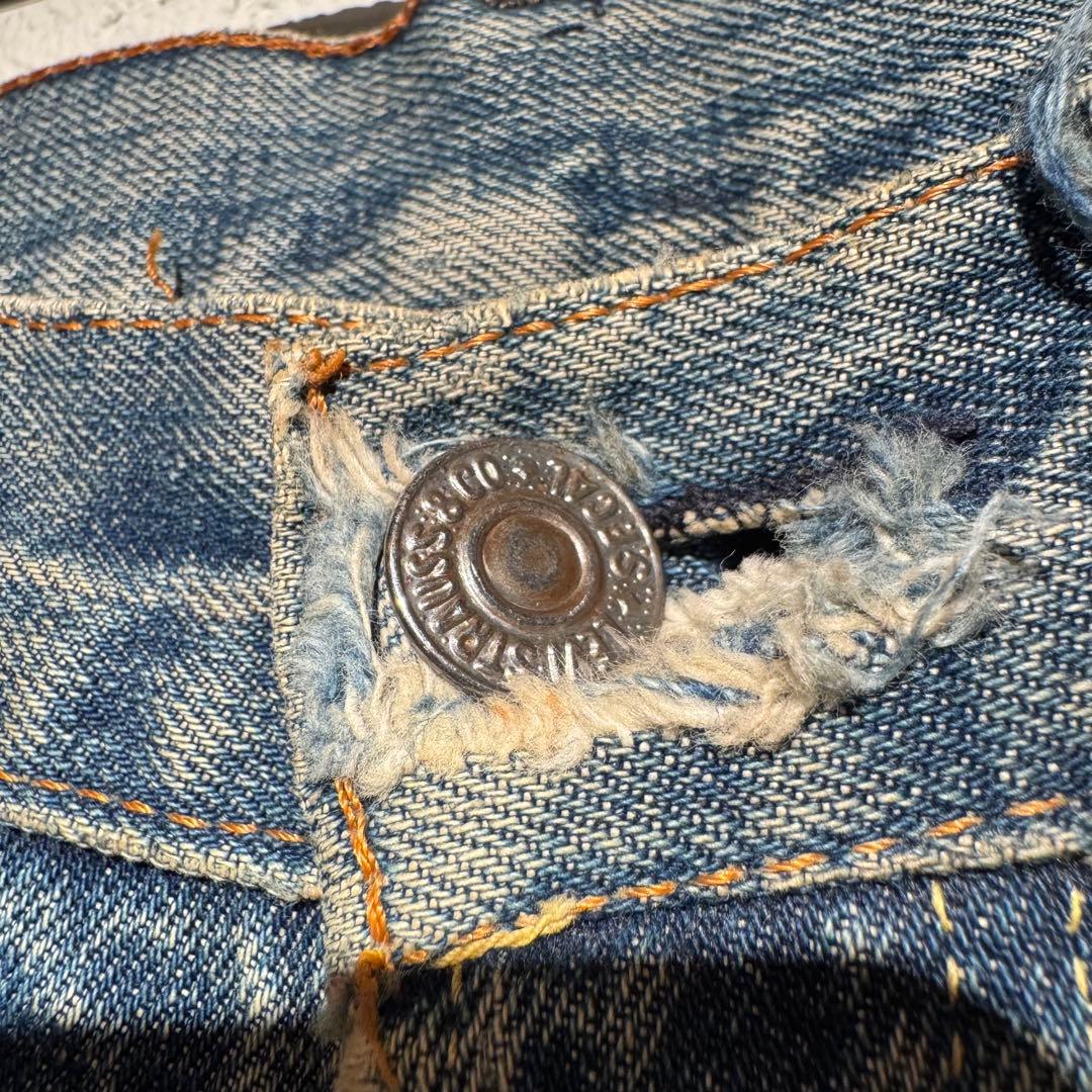 【Levi's 】60s-70's BIGE 501 ボロ W34 L31 相当