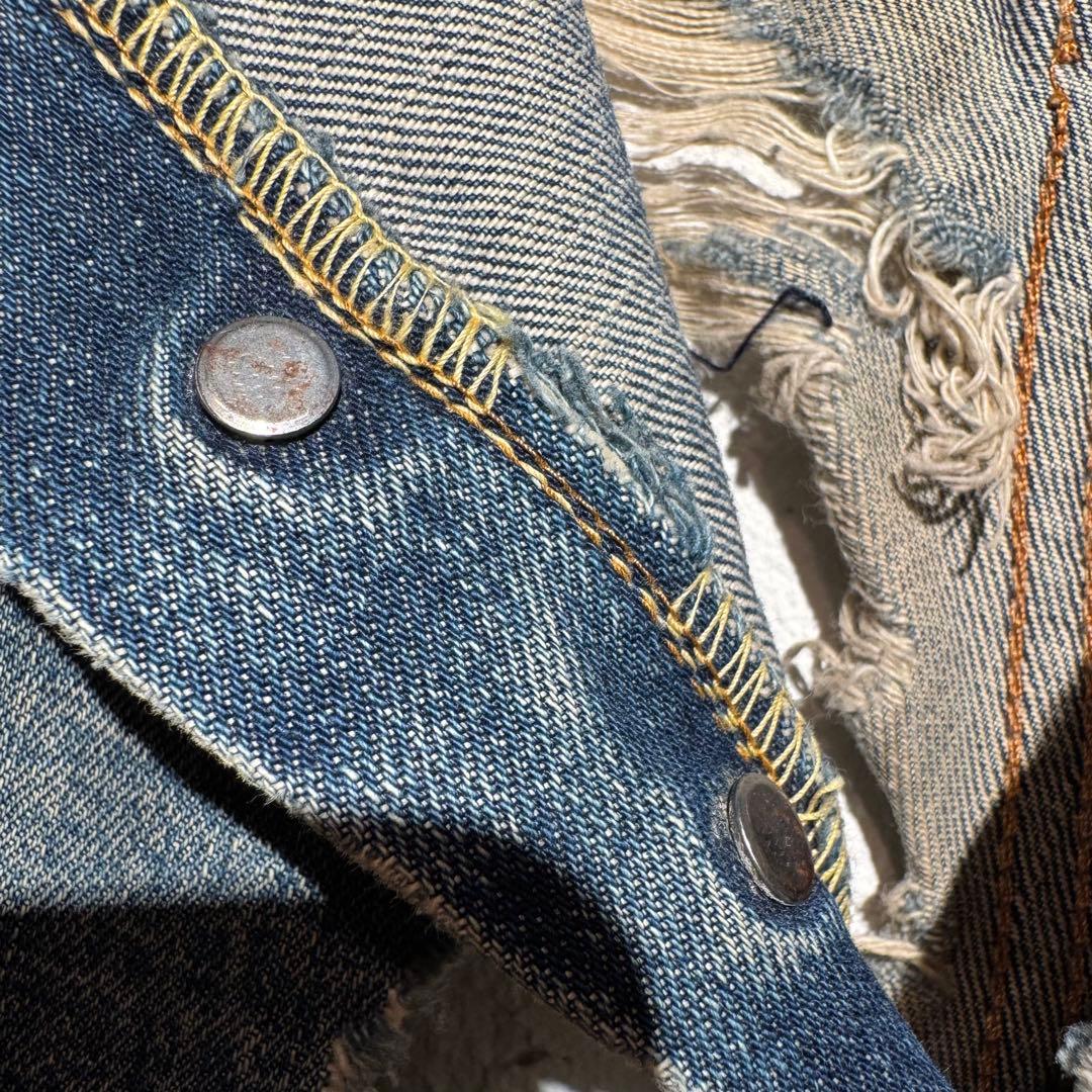 【Levi's 】60s-70's BIGE 501 ボロ W34 L31 相当