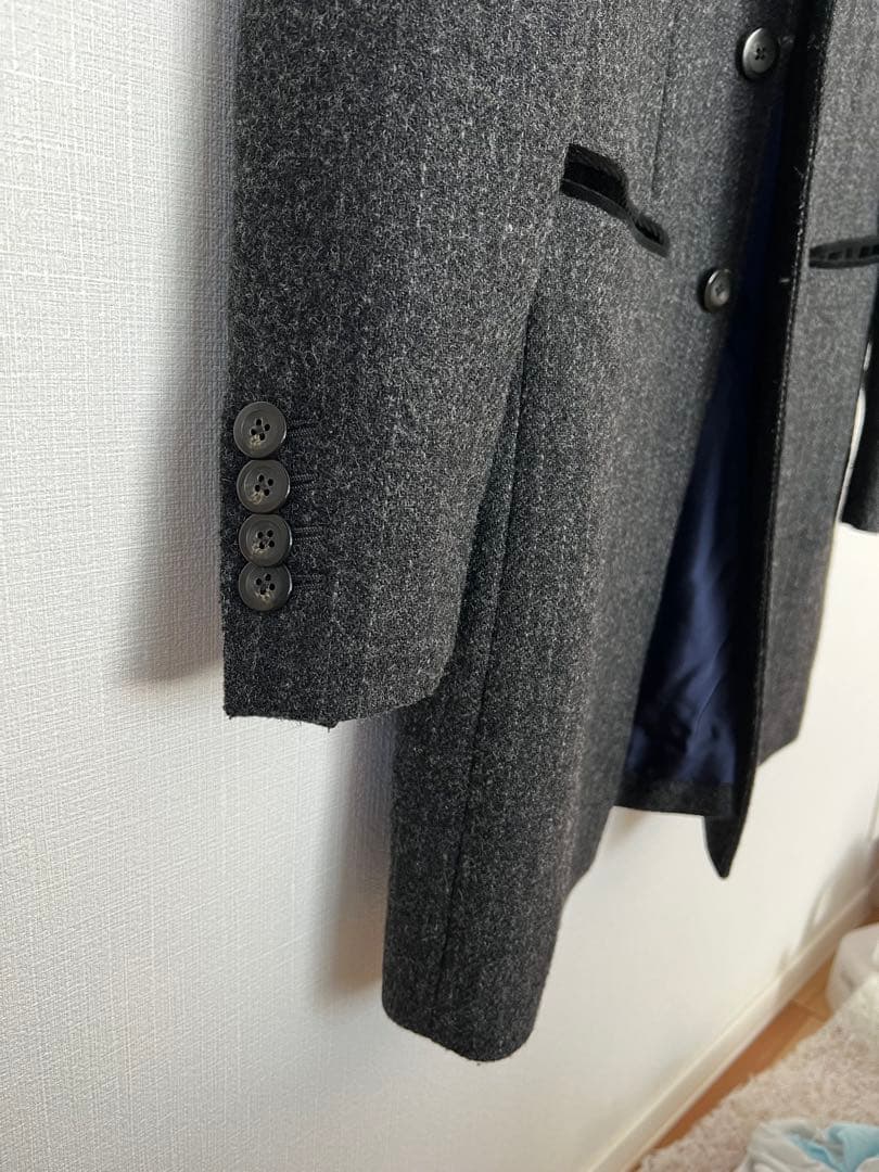 ABAHOUSE イタリア製チェスターコート メンズ　サイズ3