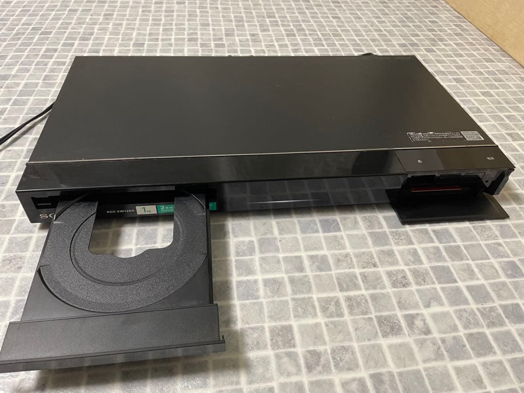 Sony BDZ-EW1200 ブルーレイレコーダー 動作品
