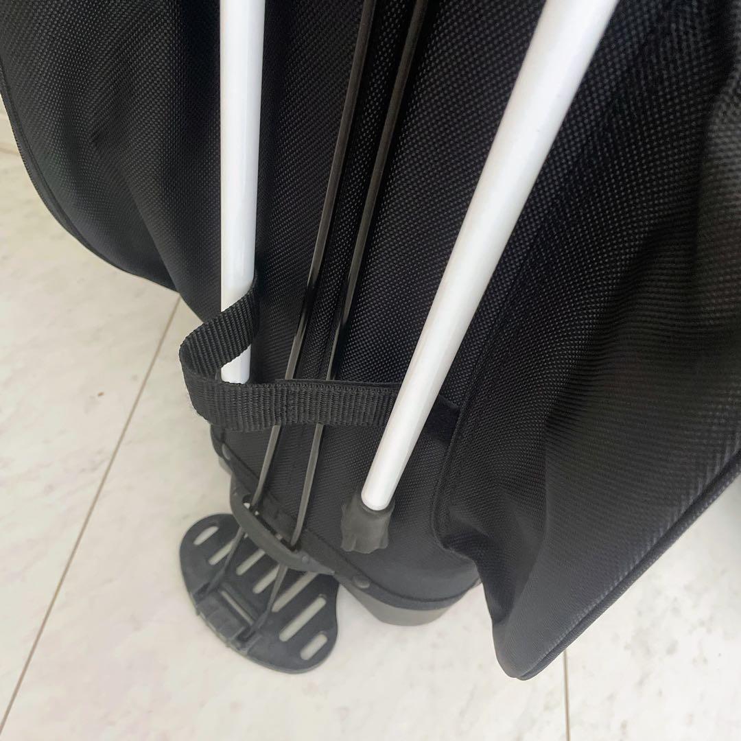 数量限定　完売品　ほぼ未使用　イエローロブスター　キャディバッグ　ブラック