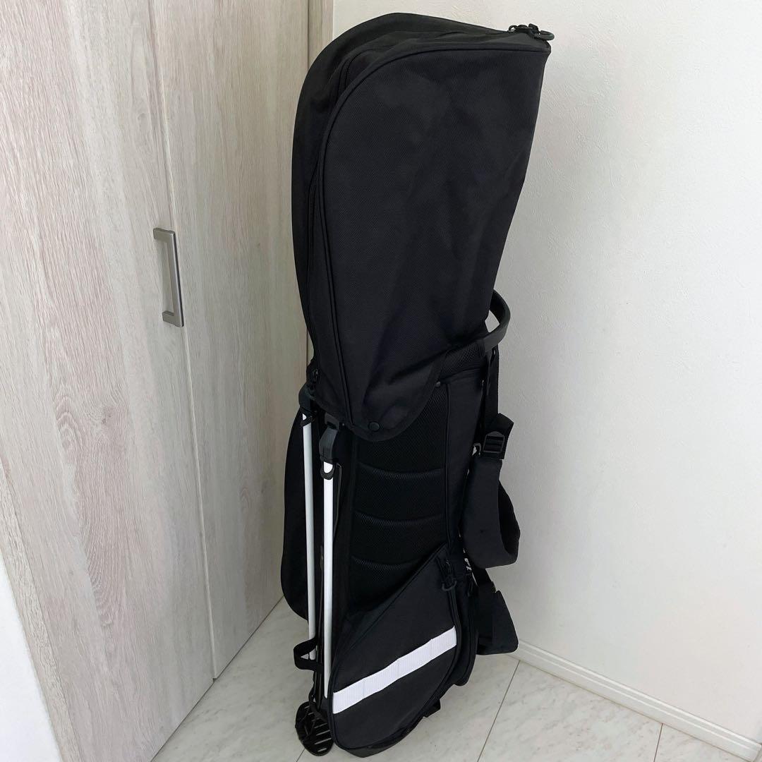 数量限定　完売品　ほぼ未使用　イエローロブスター　キャディバッグ　ブラック