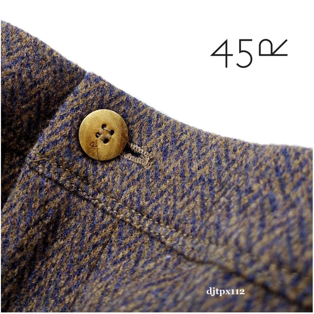 おるぴょん様専用45R*新品同様*ジャージフラノのイージースリムパンツ