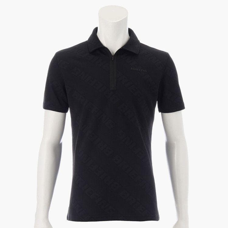 ⓁBRIEFING GOLFブリーフィングゴルフ バイアスロゴハーフジップシャツ