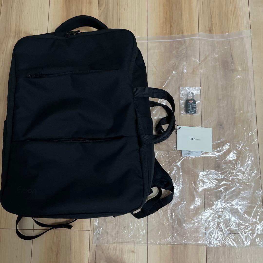 Evoon エボーン　マルチビジネスリュック4.0 ブラック　TASキー付属