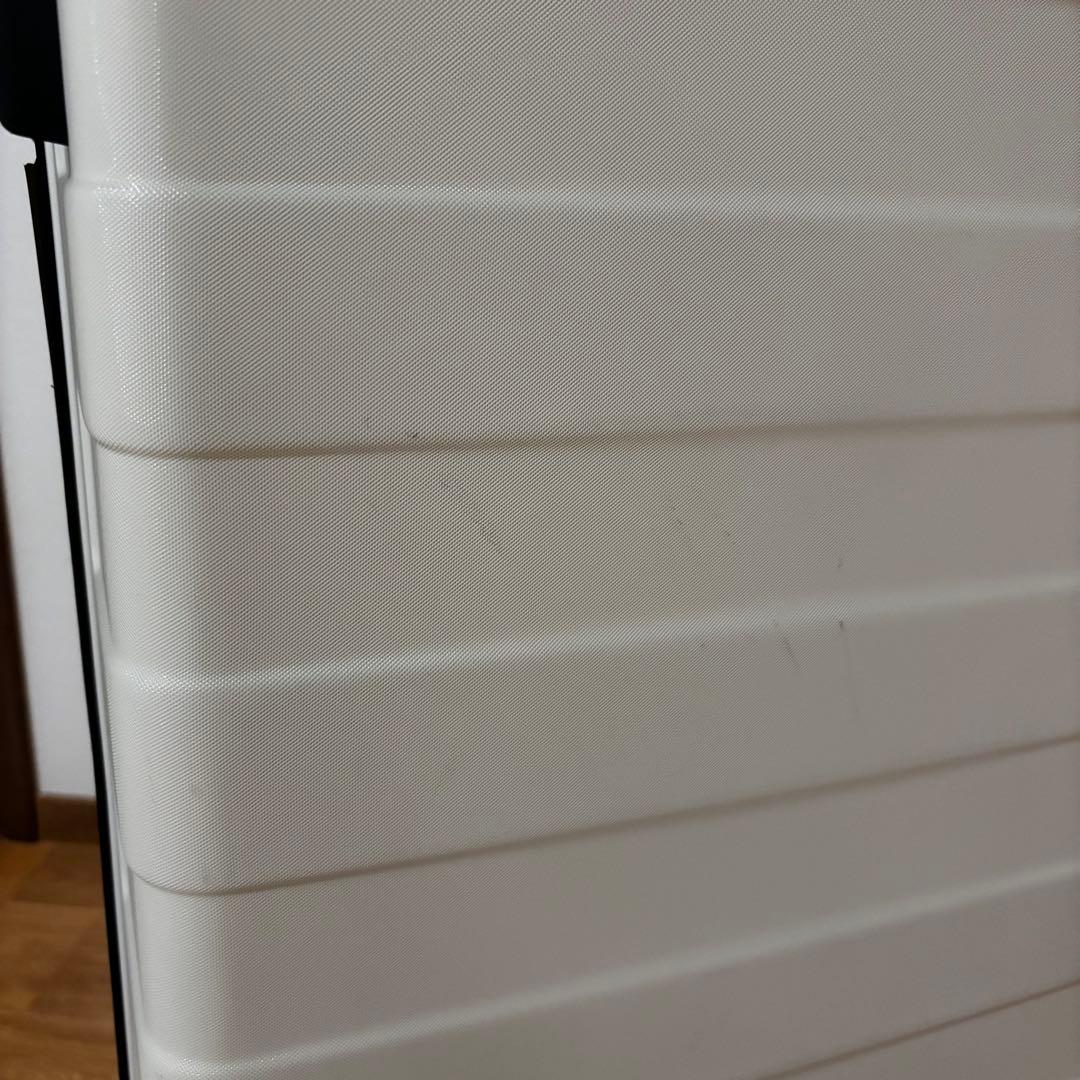 無印良品　ハードキャリー　大型(85L) 白　仕切り付き　取扱説明書付き