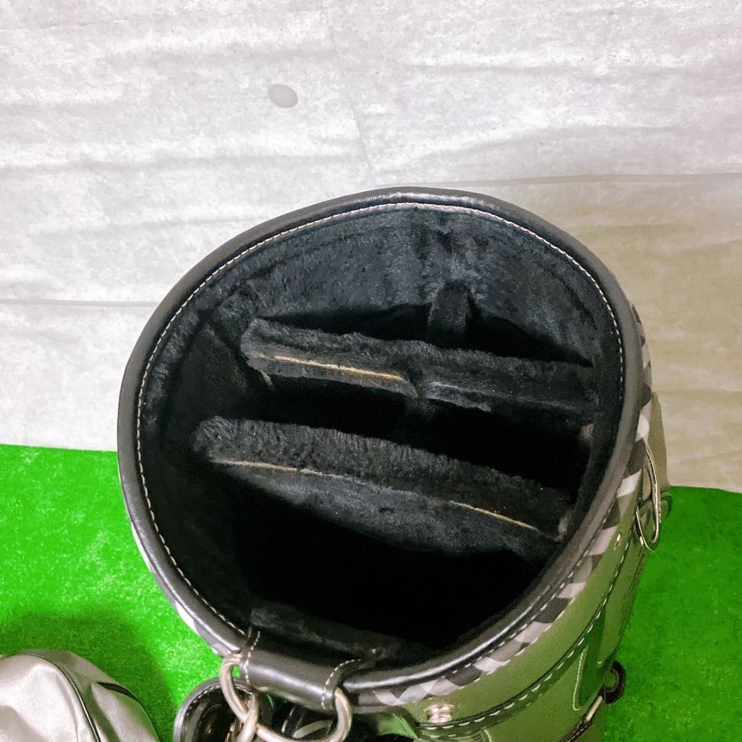 DAKS ゴルフ キャディバッグ チェック柄 8.5型 46インチ対応 美品