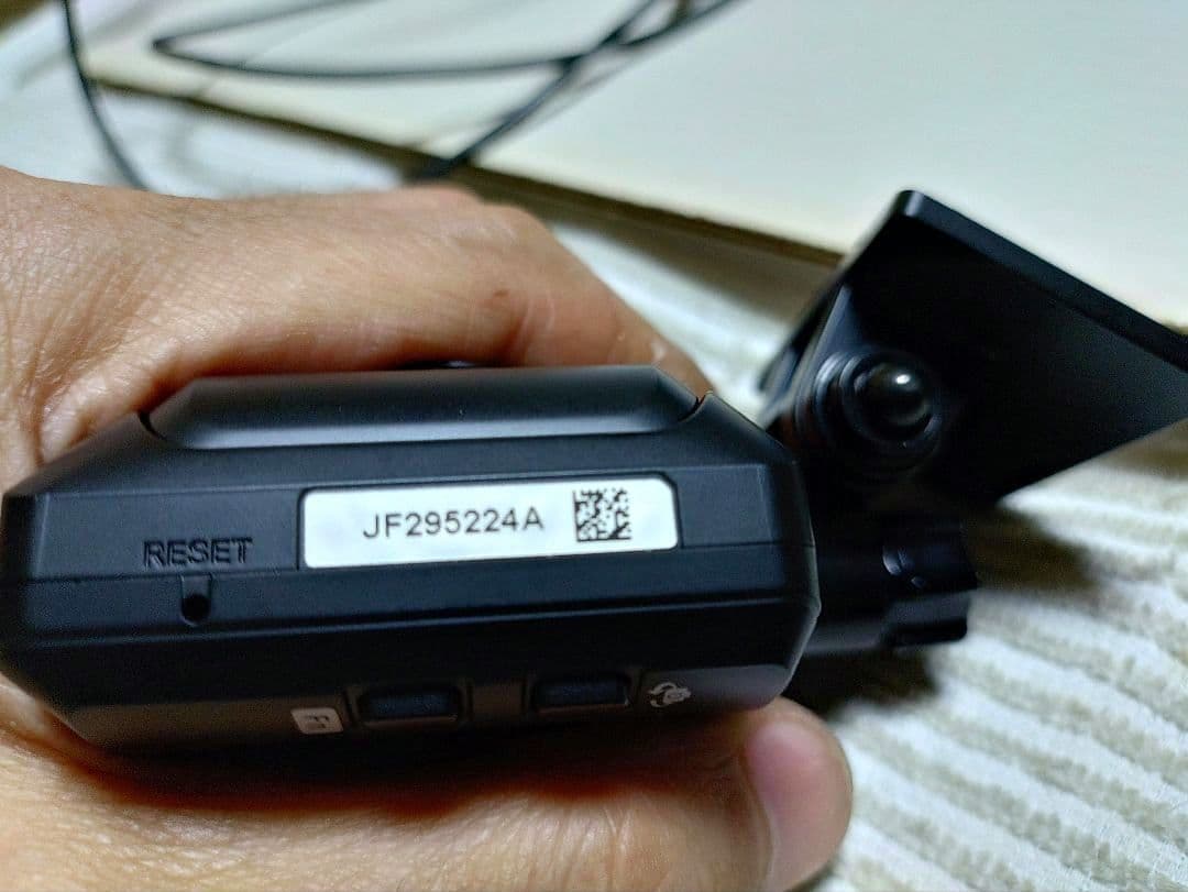 コムテックZDR-016型前後2カメラドライブレコーダー完全作動確認フルセット