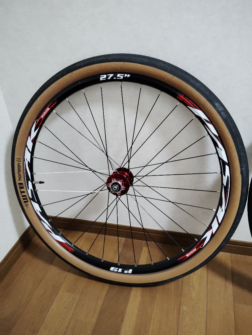 27.5in(650B) PASAK P19 32H 6穴式前後 タイヤ付き