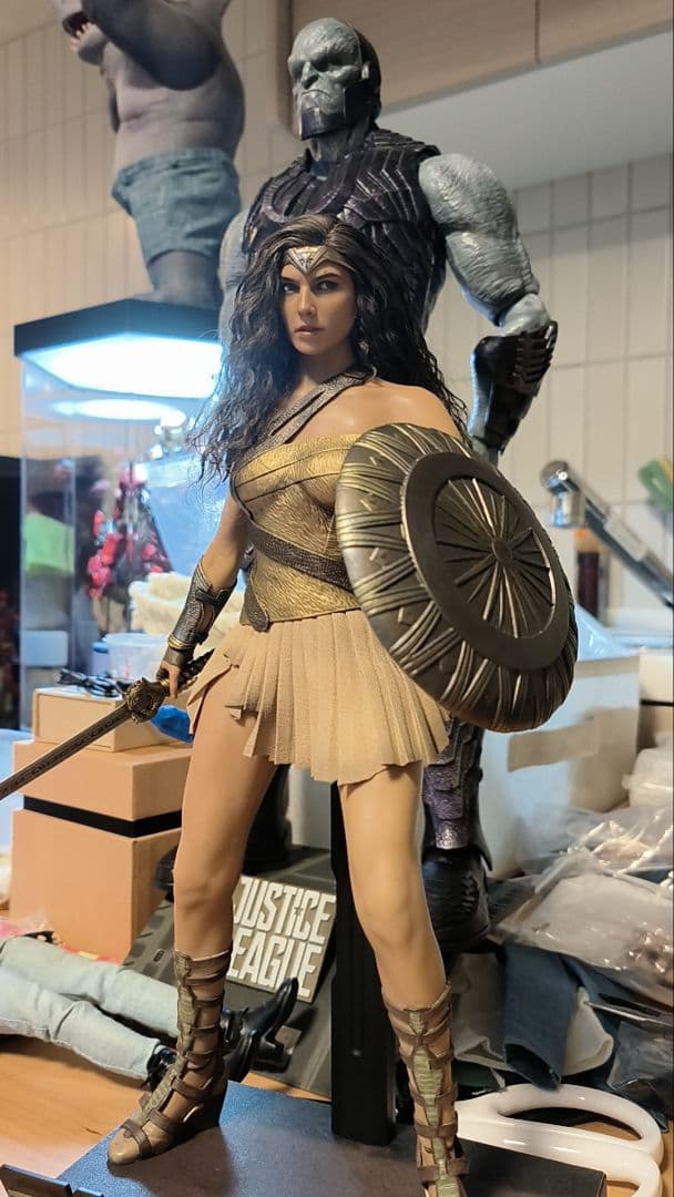 ホットトイズワンダーウーマン 天堂島訓練カスタマイズ