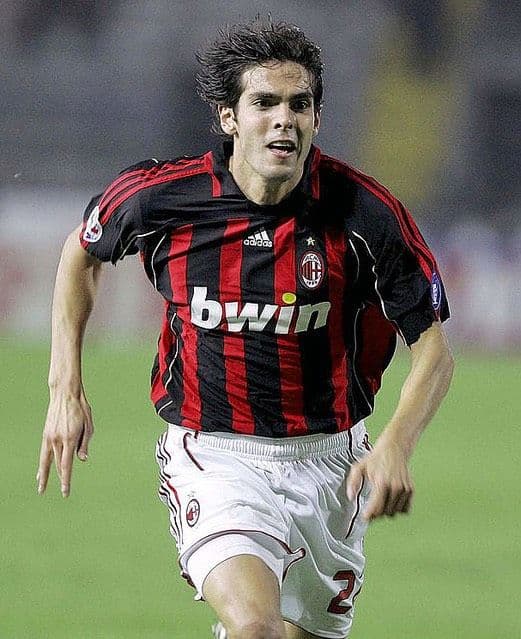 06-07 ACミラン　カカ　アディダスオフィシャル　CL仕様ユニフォーム