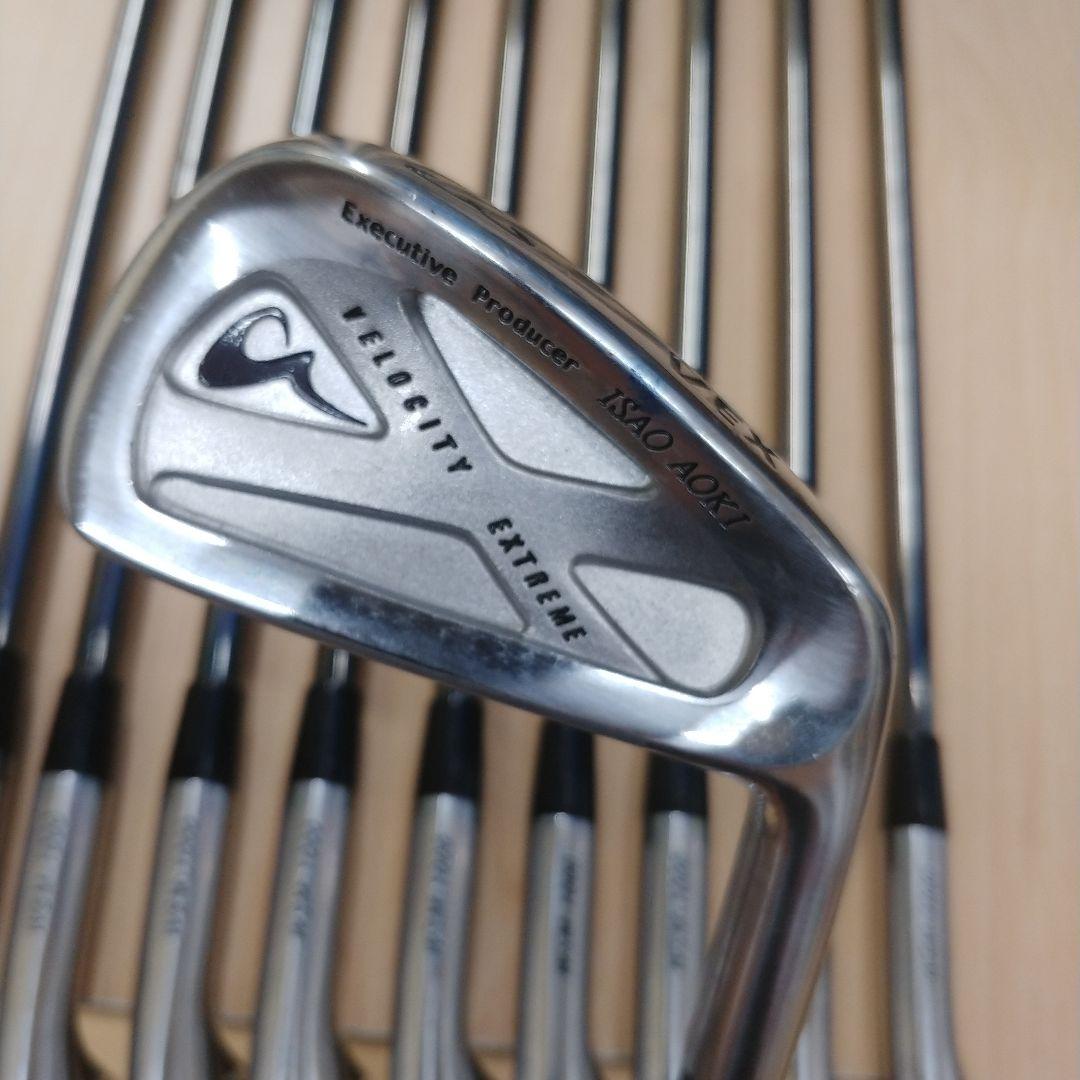 青木功プロプロデュース VEX VELOCITY EXTREME アイアンセット|mercari
