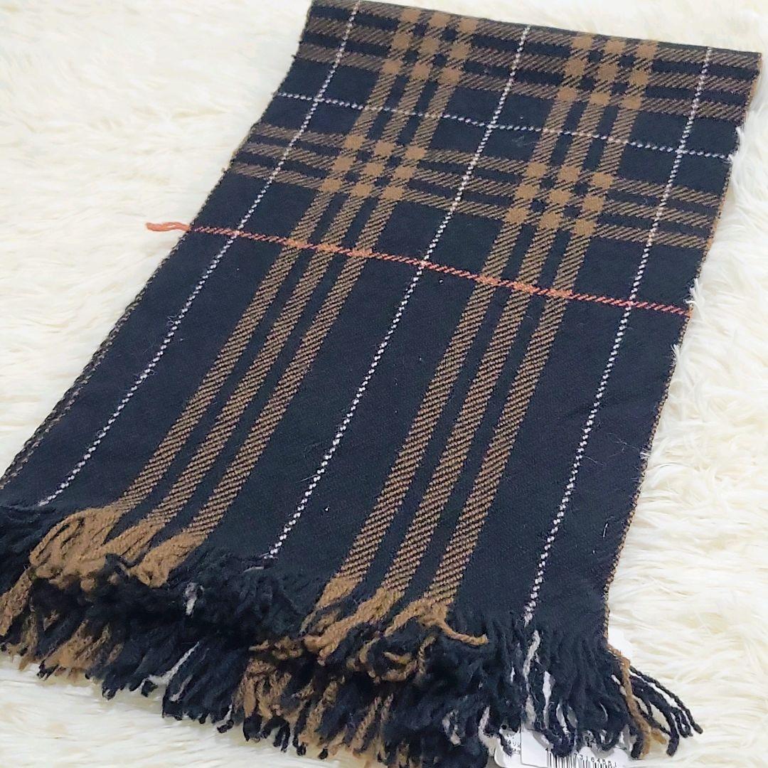 新品・未使用✨ マーガレットハウエル マフラー 英国製 ウール100% チェック