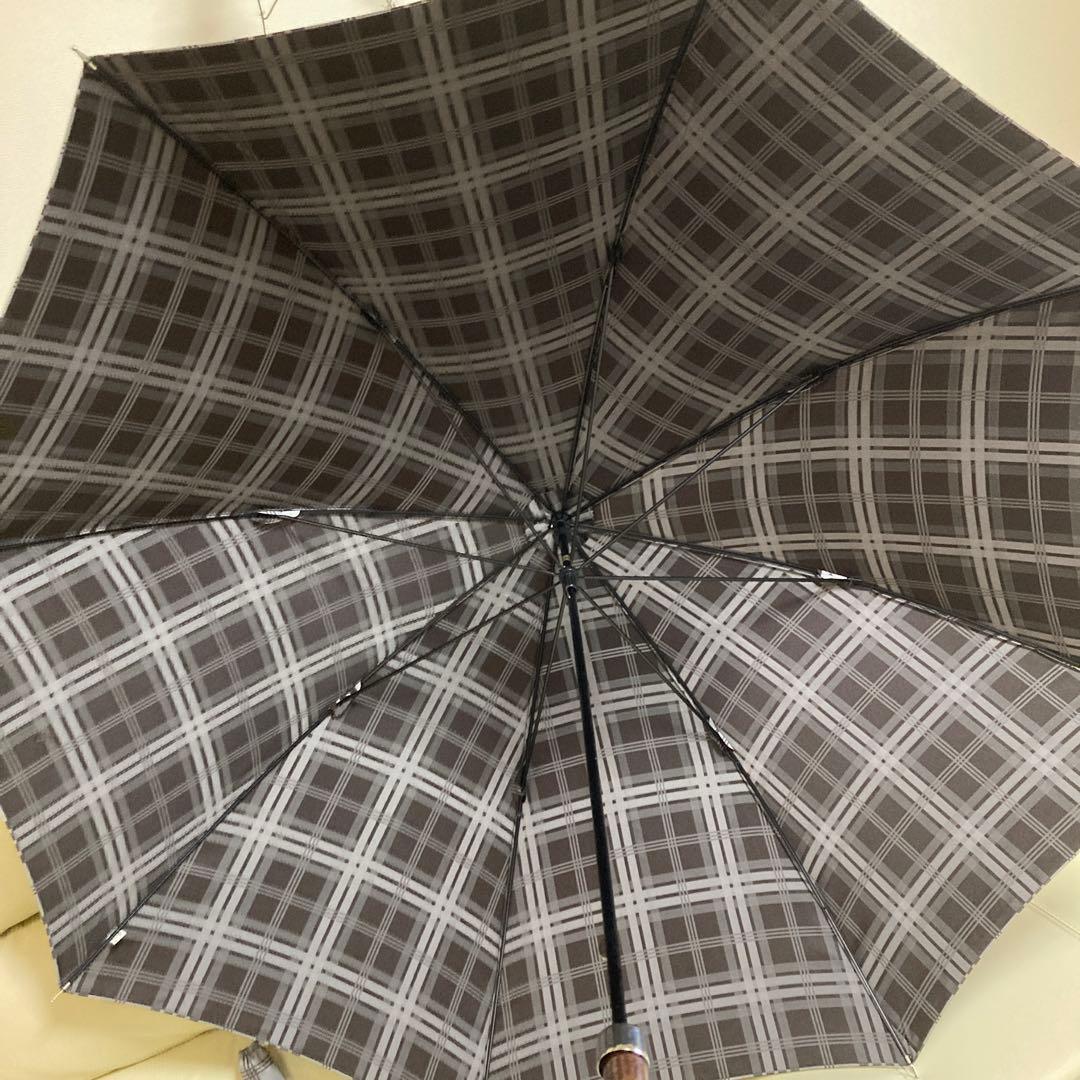 ✨新品未使用✨《マッキントッシュ　ロンドン》傘袋付長傘✨ブラウン系✨