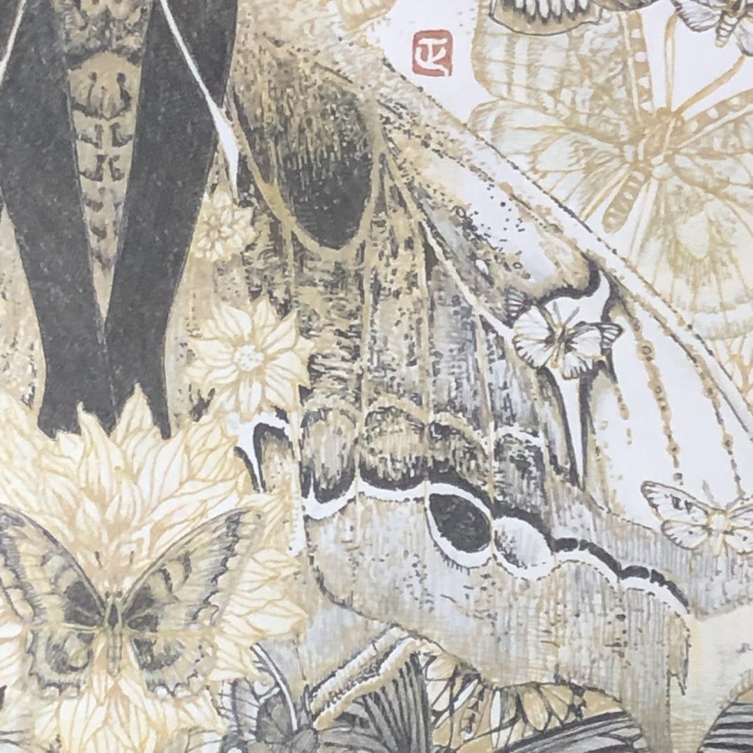 絵画 Moth Girl #004