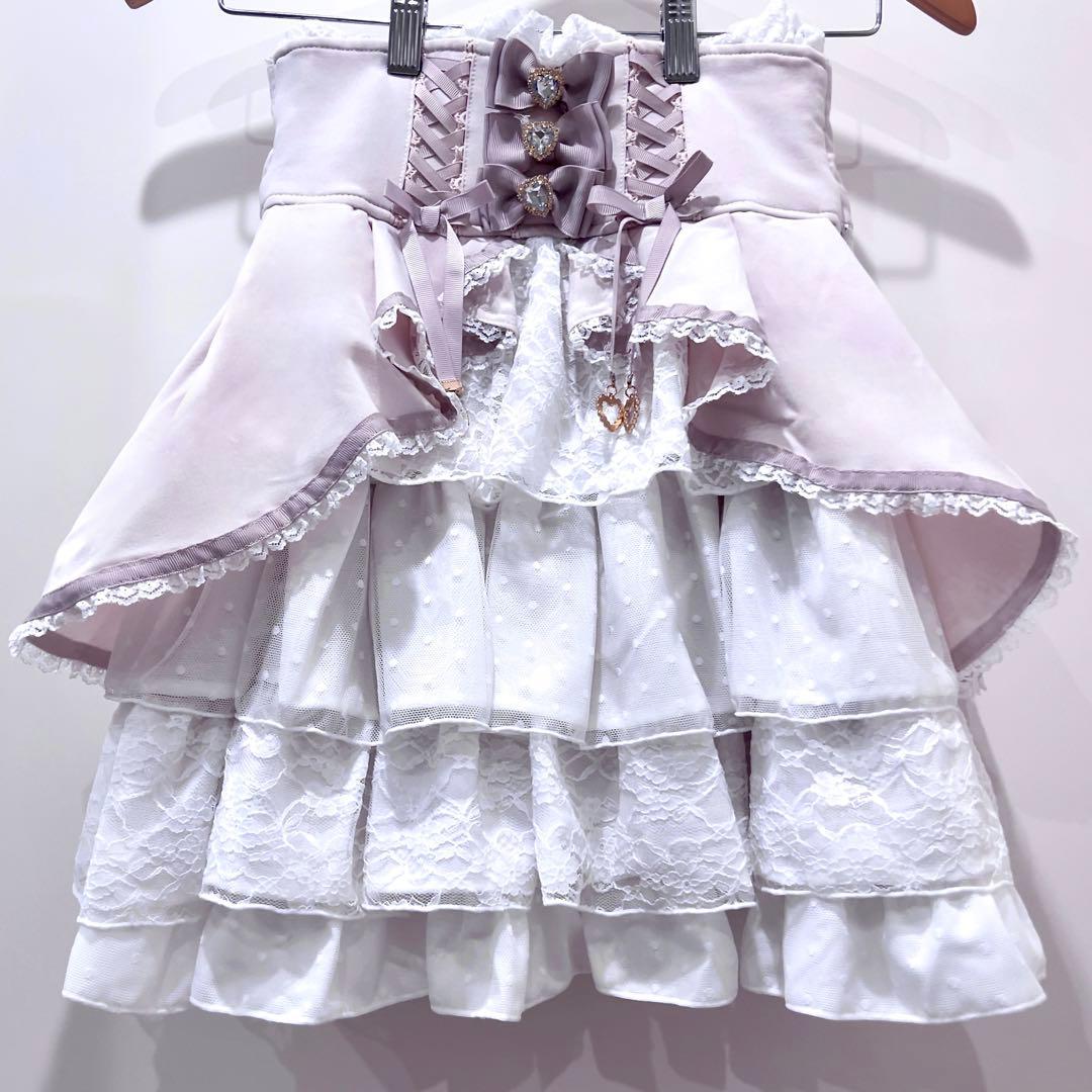 LIZLISA フロントカシュクールスカート - メルカリ