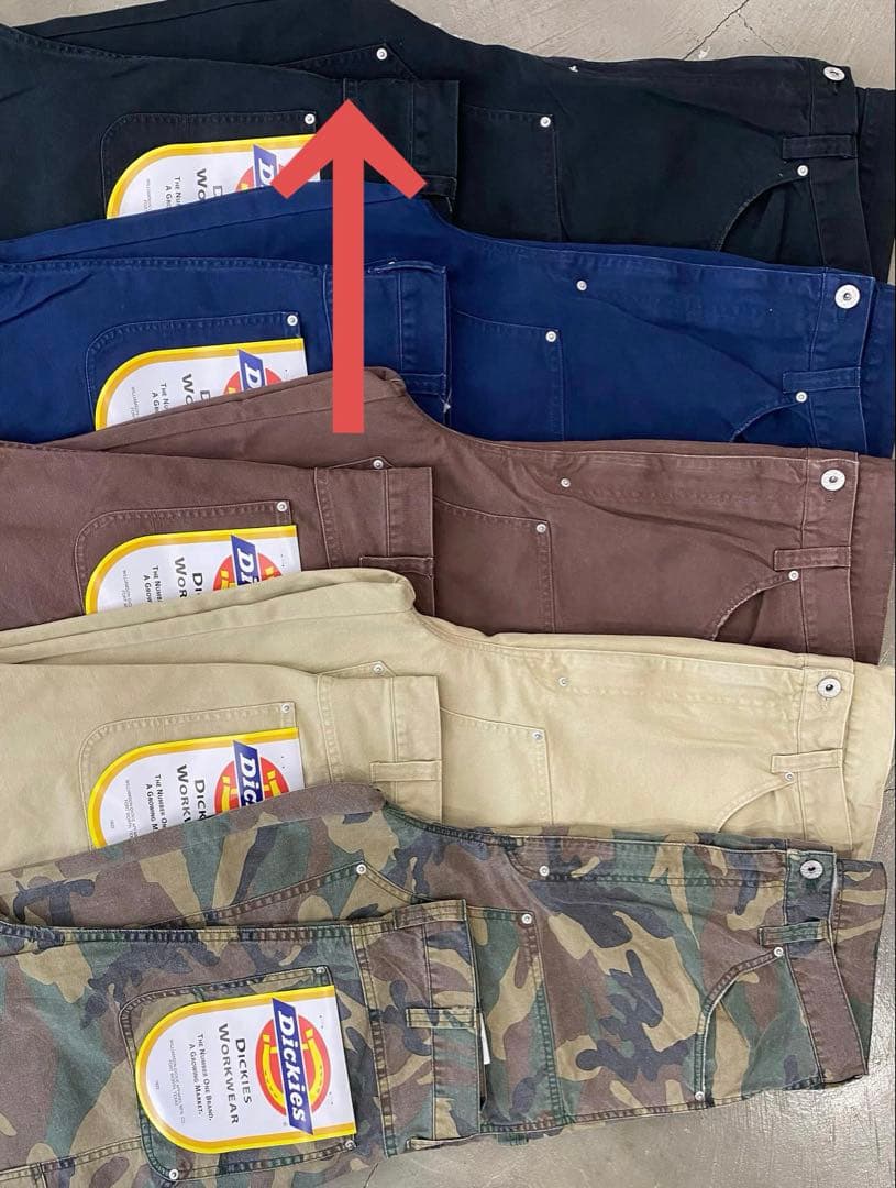 パンツ FUTURE ARCHIVE DICKIES W-KNEE WK Black L