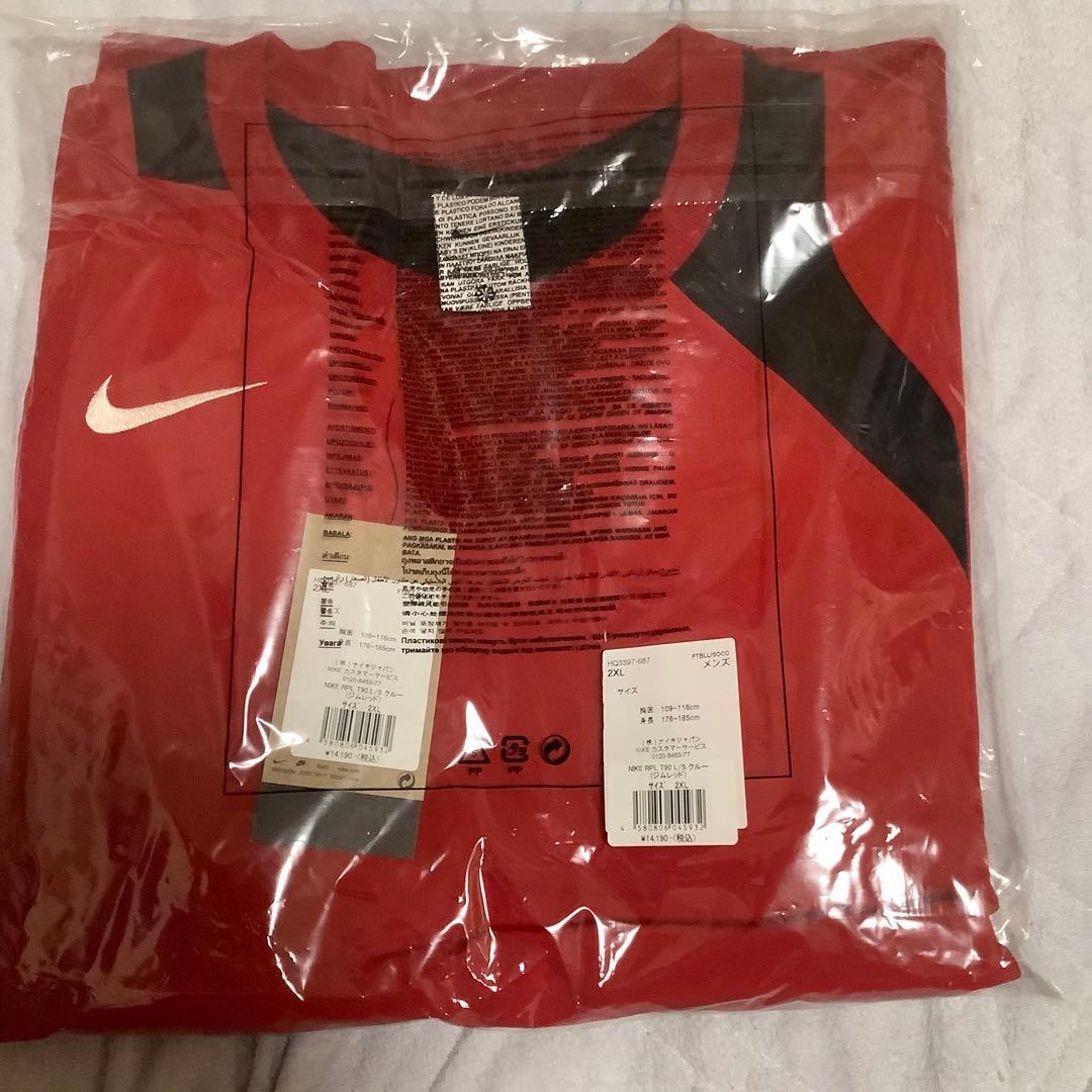 【新品】NIKE RPL T90 L/S クルー（ジムレッド）　鹿島アントラーズ