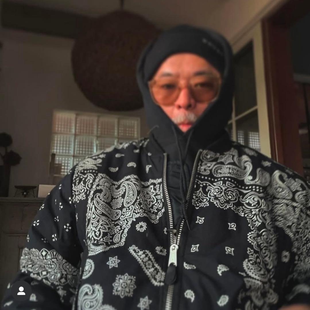 MIYAGI HIDETAKA バンダナ MA-1リバーシブルボンバージャケット - メルカリ