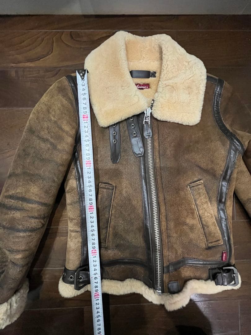 最終価格　Avirex シープスキン　フライトジャケット　 B-3 本革 S