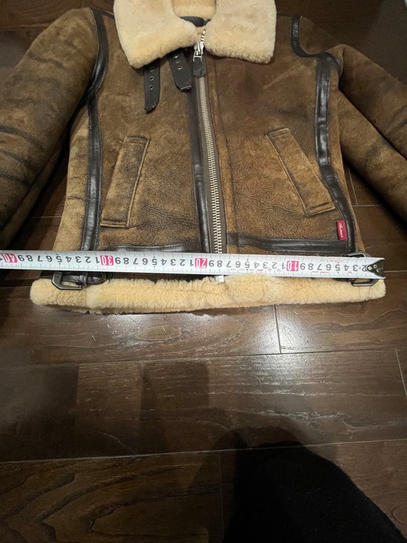 最終価格　Avirex シープスキン　フライトジャケット　 B-3 本革 S