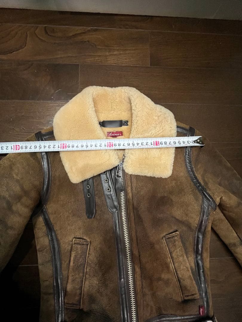 最終価格　Avirex シープスキン　フライトジャケット　 B-3 本革 S