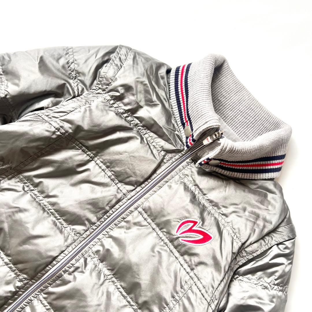 パーリーゲイツ　マスターバニー　ダウンジャケット　シルバー　銀色　レディース　L