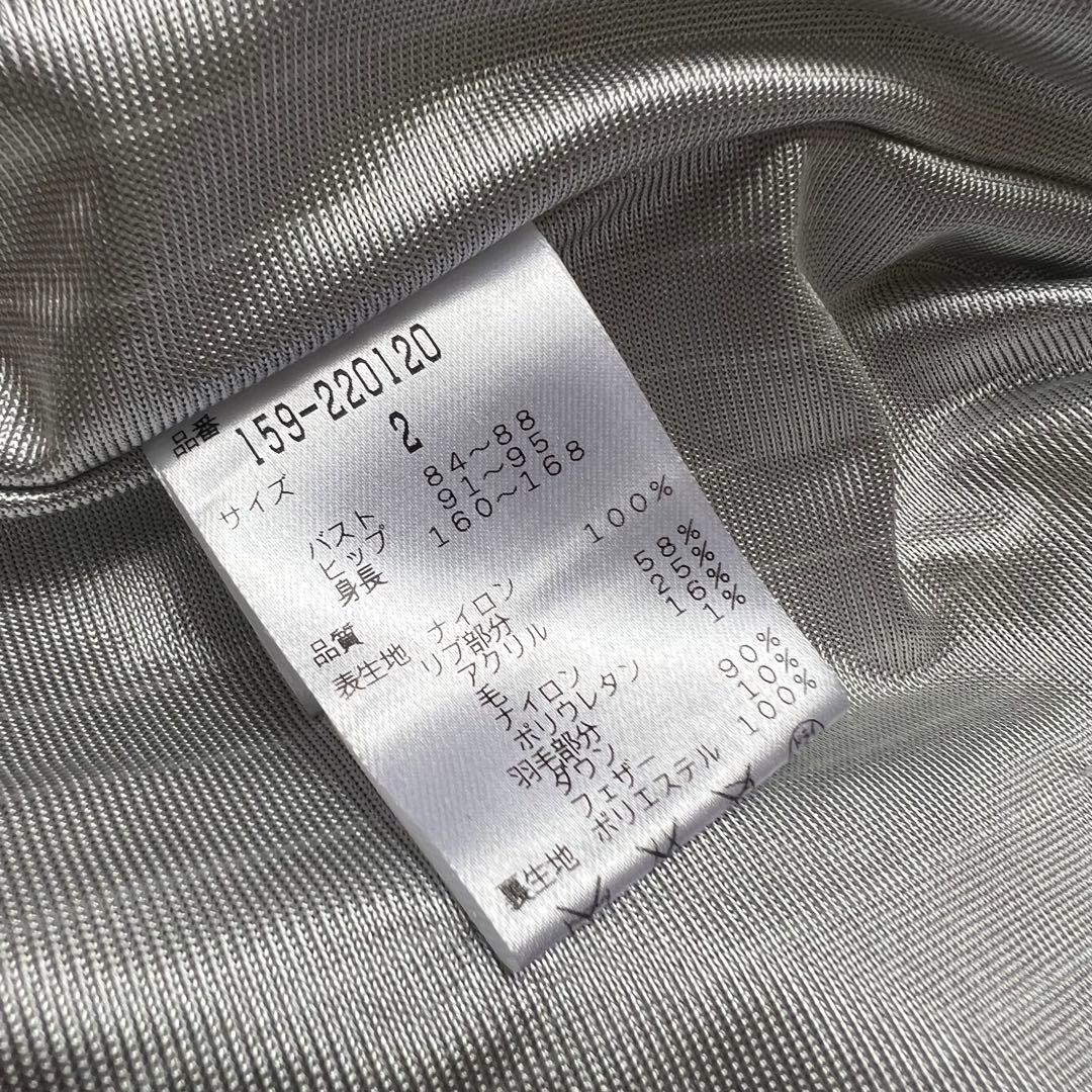 パーリーゲイツ　マスターバニー　ダウンジャケット　シルバー　銀色　レディース　L