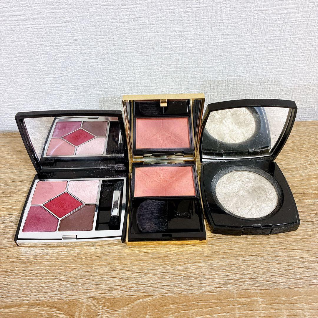 Dior CHANEL YSL高級デパコスコスメセットファンデリップアイシャドウ