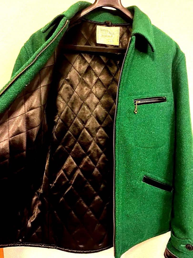 t*3様 Sugar Cane シュガーケーンWool Jacketスタジャンバ