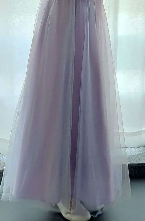 アナベル ドリーミーレインボーチュールライラックジュニアドレス