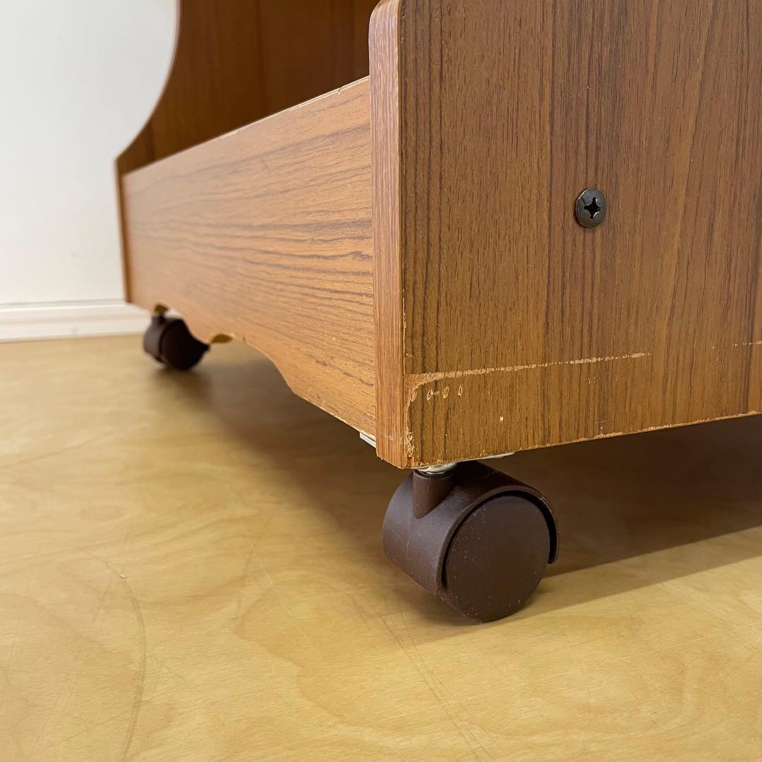 ビンテージ キャスター付ワゴン 収納棚 キャビネット 棚 ラック テーブル