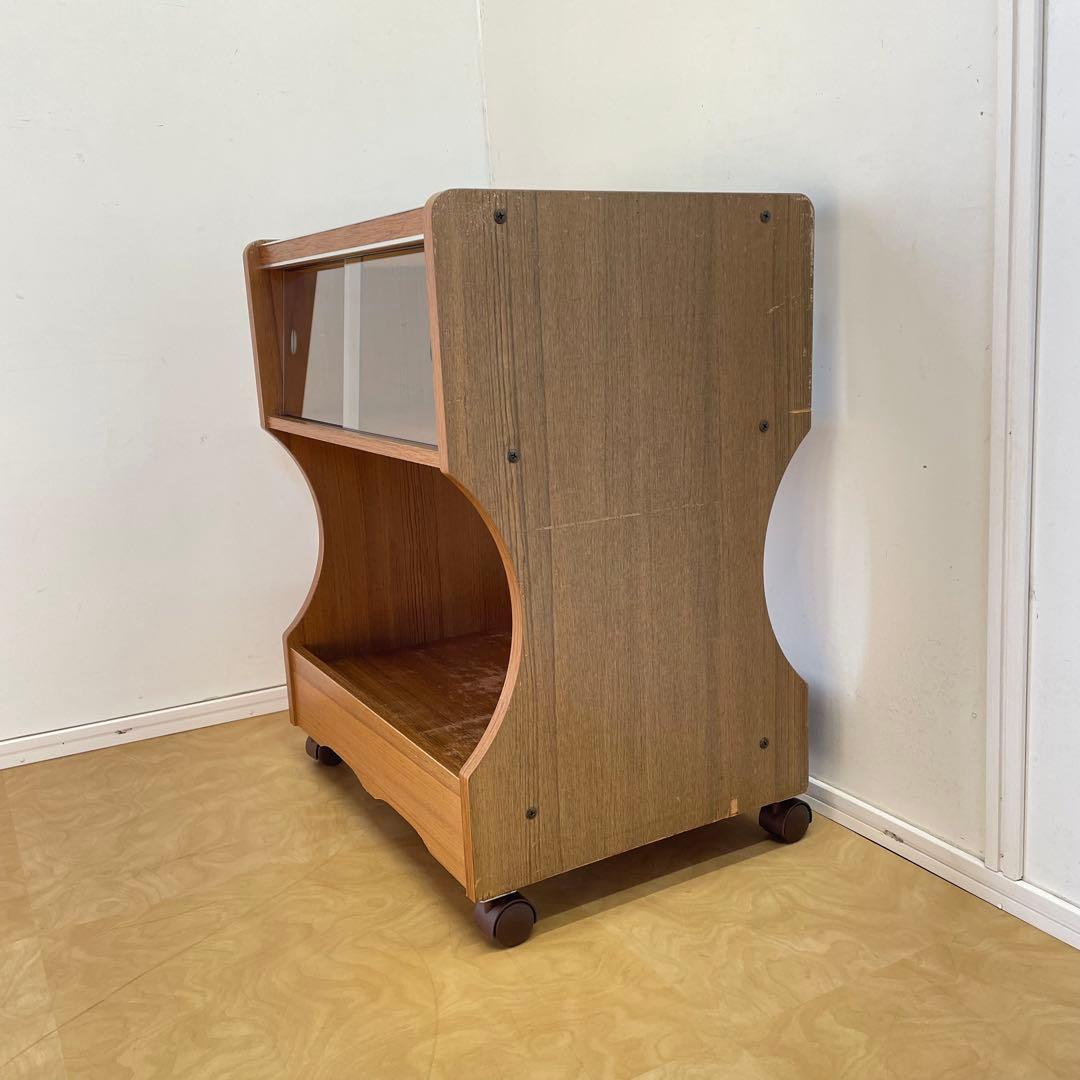 ビンテージ キャスター付ワゴン 収納棚 キャビネット 棚 ラック テーブル